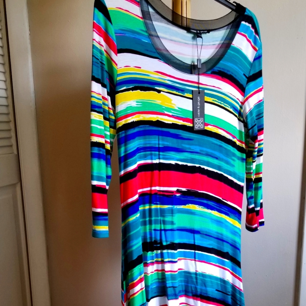 Cabe and Gage striped dress